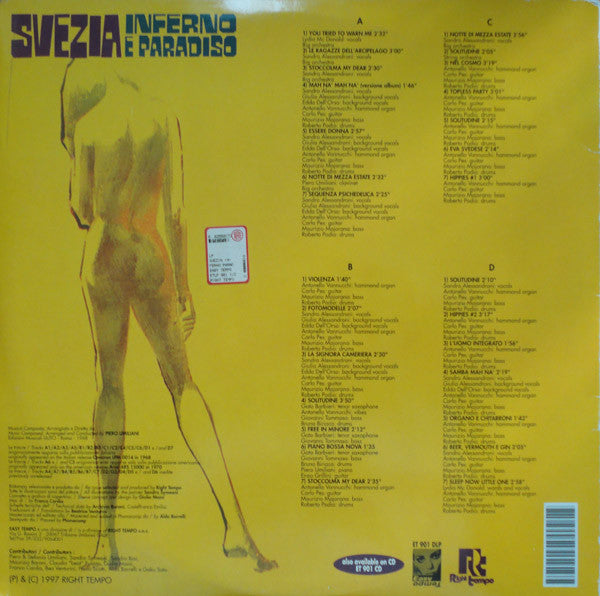 Release: Svezia, Inferno E Paradiso (Colonna Sonora Originale Del Film)-Vinyl-Italy-1997-ET 901 DLP-2104695
