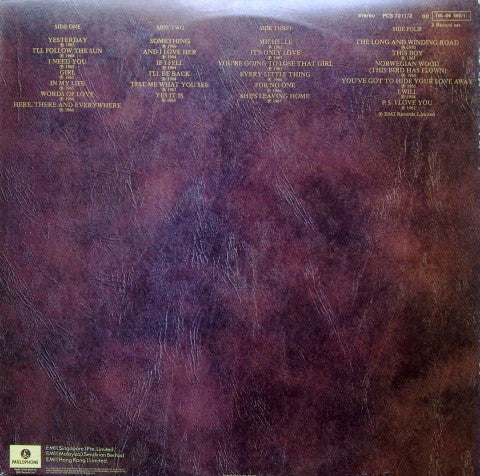 Release: Love Songs-Vinyl-Singapore, Malaysia & Hong Kong-1977-PCS 7211/2-3918672
