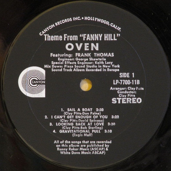 Release: Fanny Hill - Original Music From The Film-Vinyl-US-1969-LP-7700-11-1567576
