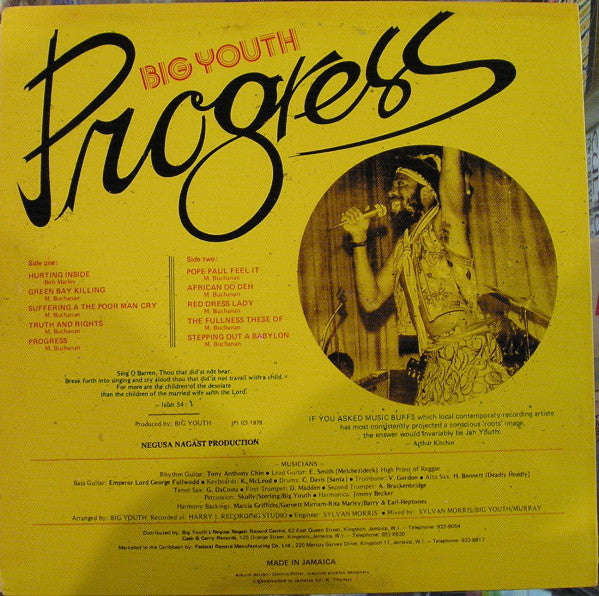 Release: Progress-Vinyl-Jamaica-None-1980-2482878