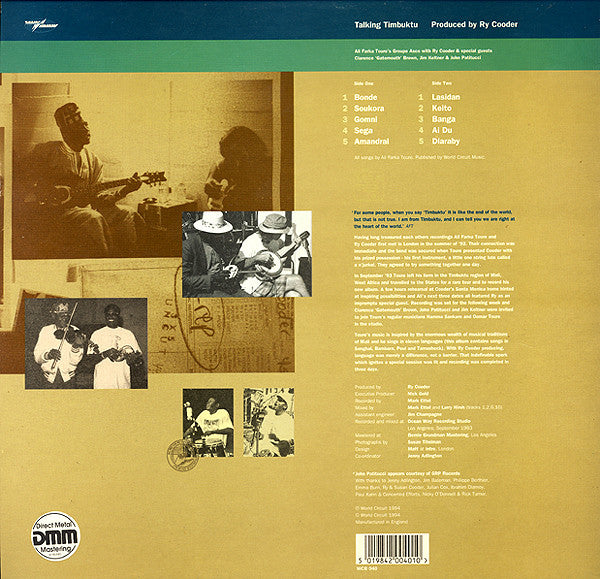 Master Release: Talking Timbuktu by Ali Farka Touré