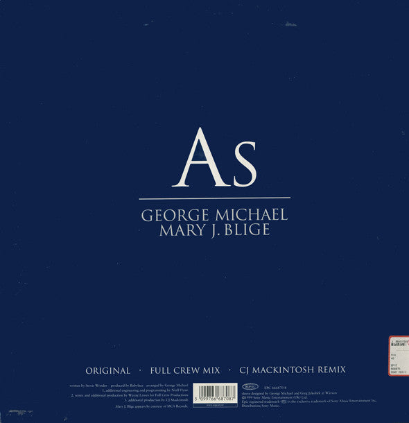 Master Release: As by George Michael