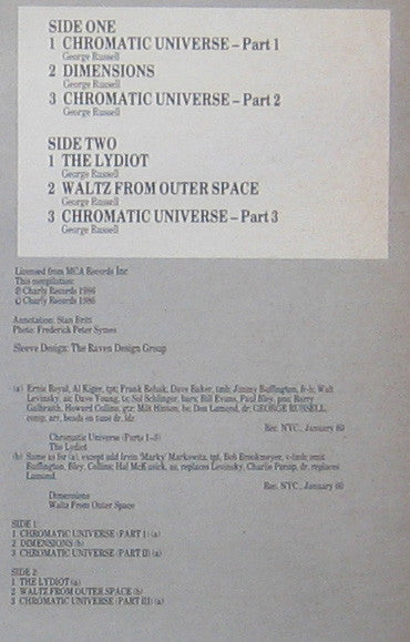 Release: Jazz In The Space Age-Vinyl-UK-1986-AFF 152-2696871