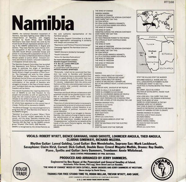 Release: The Wind Of Change cw Namibia-Vinyl-UK-1985-RTT 168-2088940