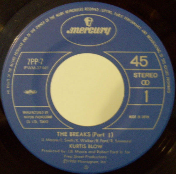 Release: The Breaks-Vinyl-Japan-1980-7PP-7-2677505