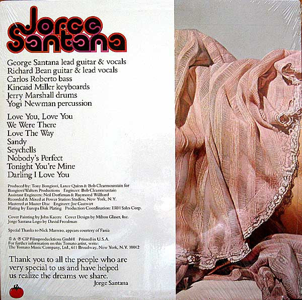 Release: Jorge Santana-Vinyl-US-1978-TOM-7020, TOM 7020-1371076