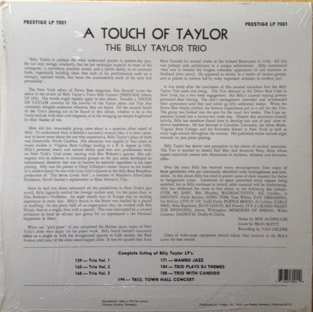 A Touch Of Taylor