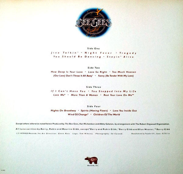 Master Release: Greatest by Bee Gees