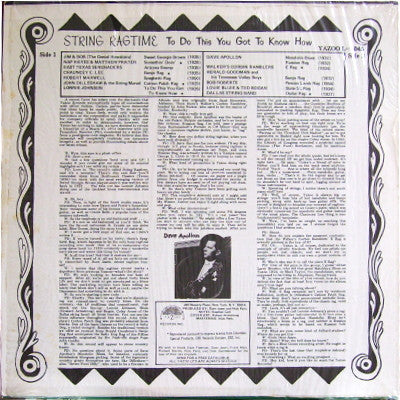 Release: String Ragtime: To Do This You Got To Know How-Vinyl-US-None-L-1045-1829179