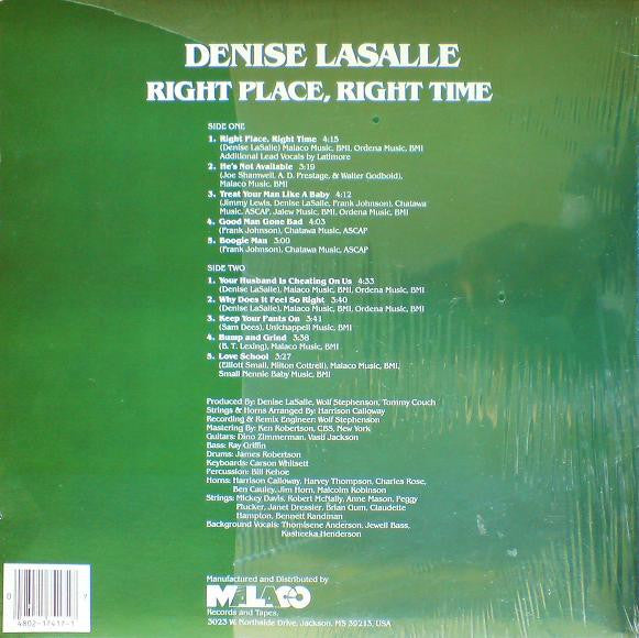 Release: Right Place, Right Time-Vinyl-US-1984-MAL 7417-1799006