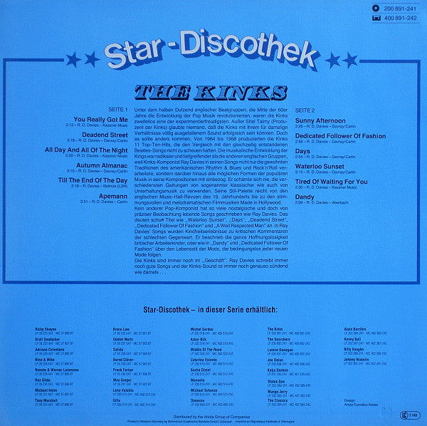 Release: Star-Discothek-Vinyl-Germany-None-200 891, 200 891-241-1865249