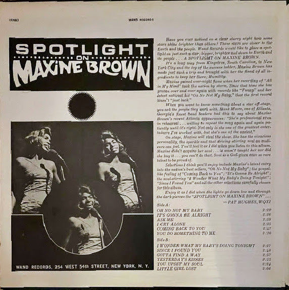 Master Release: Spotlight On Maxine Brown by Maxine Brown