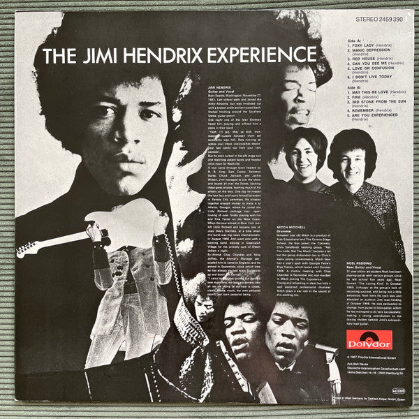 Release: Are You Experienced-Vinyl-Germany-None-2459 390-31854488