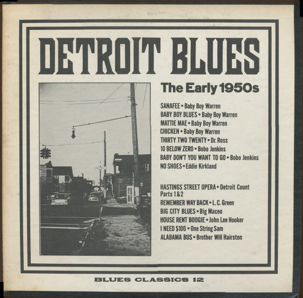 Release: Detroit Blues - The Early 1950s-Vinyl-US-1966-BC 12-11455391