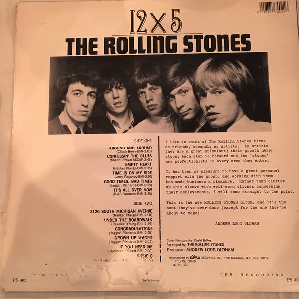Release: 12 X 5-Vinyl-US-1986-PS 402, 74021-14510730