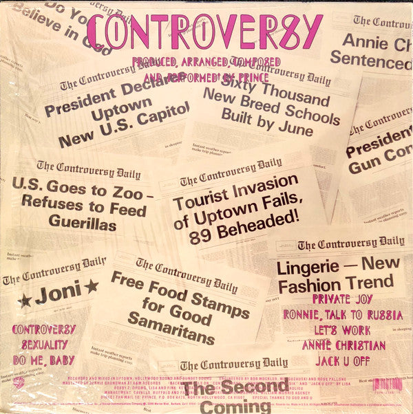 Release: Controversy-Vinyl-US-1981-BSK 3601-16075718