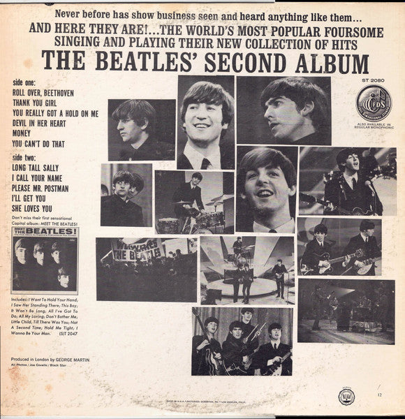 Release: The Beatles' Second Album-Vinyl-US-1971-ST 2080, ST-2080, ST 2080, ST-2080-30728231