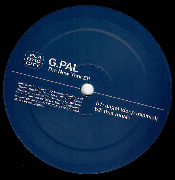Master Release: The New York EP by G-Pal