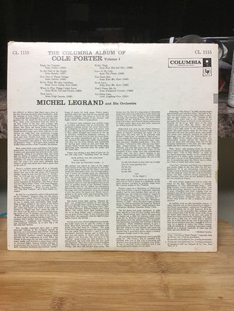 Master Release: The Columbia Album Of Cole Porter by Michel Legrand Et Son Orchestre