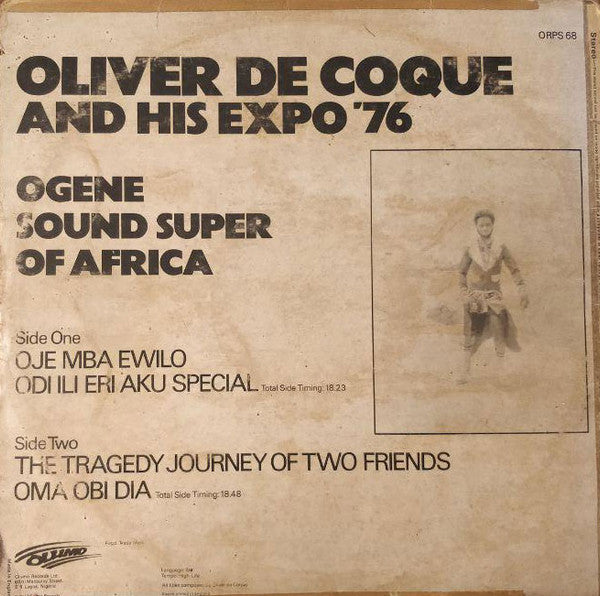 Release: Ogene Sound Super Of Africa-Vinyl-Nigeria-1977-ORPS 68-11338237