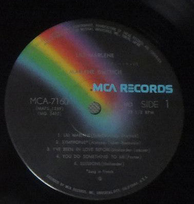 Release: Marlene Dietrich-Vinyl-Japan-None-MCA-7160-11364046