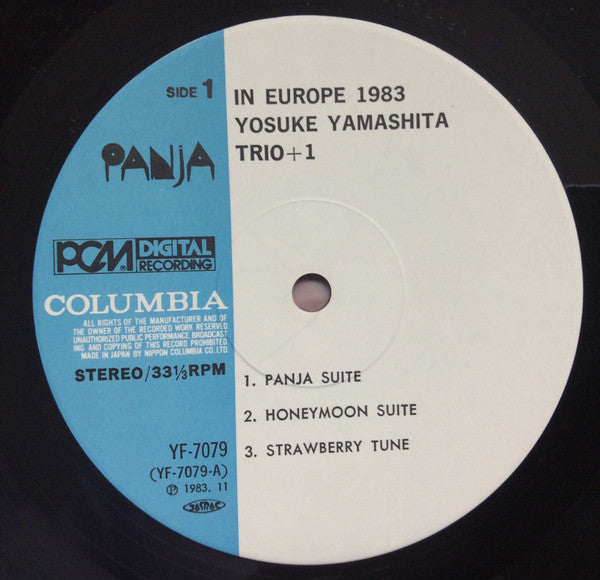 In Europe 1983 = イン・ヨーロッパ 1983