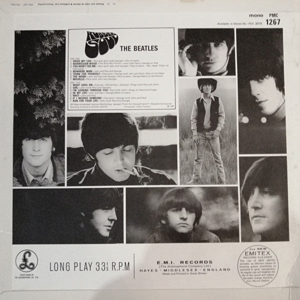 Release: Rubber Soul-Vinyl-UK, Europe & US-2014-PMC 1267, 5099963380316-18601819