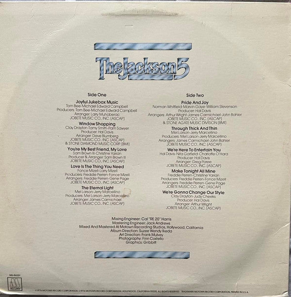Master Release: Joyful Jukebox Music by The Jackson 5