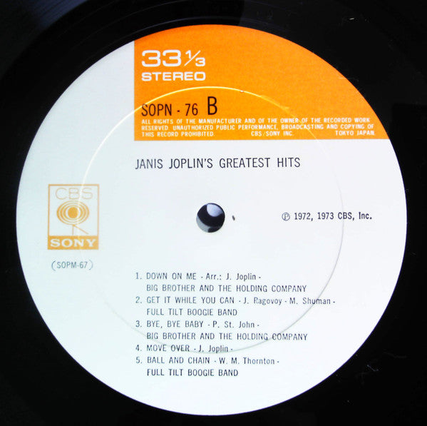Janis Joplin's Greatest Hits