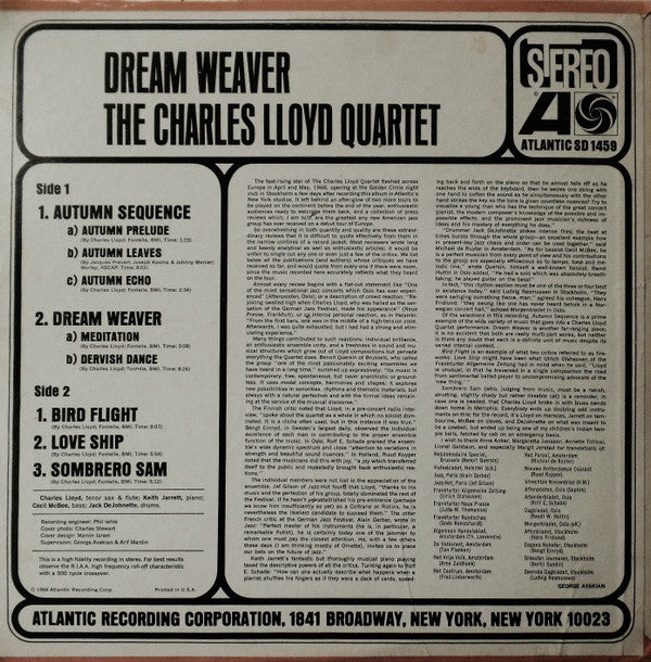 Release: Dream Weaver-Vinyl-US-None-SD 1459-10056414