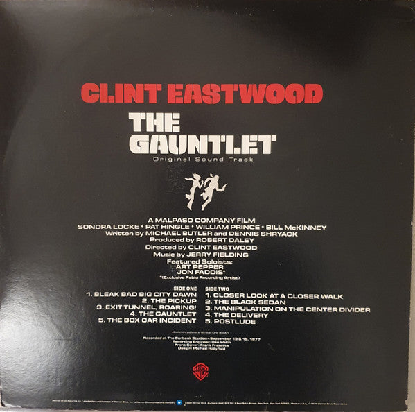 Master Release: The Gauntlet (Original Soundtrack) by Jerry Fielding