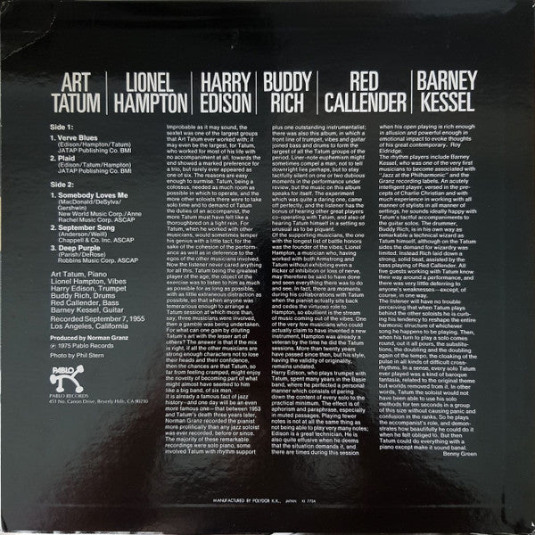 Release: Lionel Hampton And His Giants-Vinyl-Japan-1975-MTF 1072-12601319