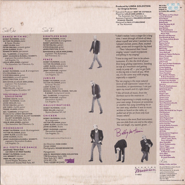 Release: Bobby McFerrin-Vinyl-US-1982-E1-60023-12725827