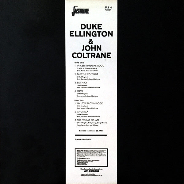 Duke Ellington & John Coltrane