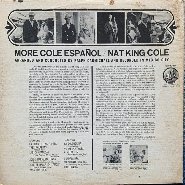 Release: More Cole Español-Vinyl-US-1973-SW1749, SW-1749-26016031