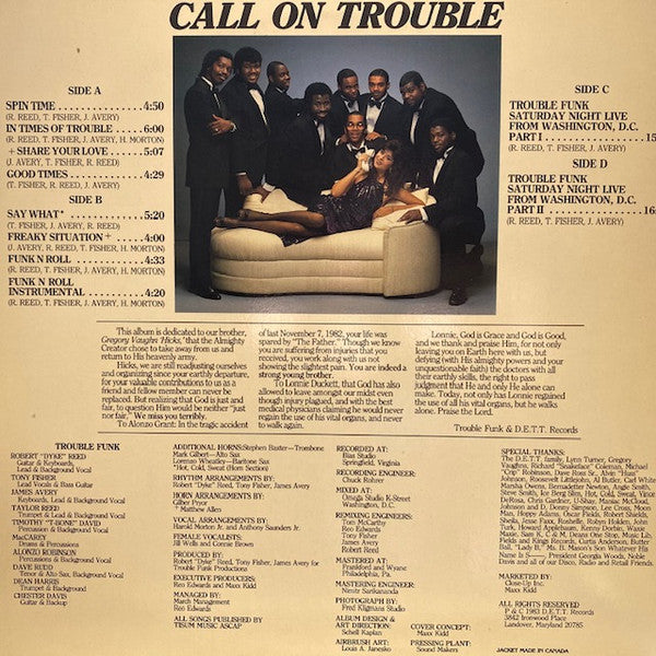 Release: In Times Of Trouble-Vinyl-US-1983-DT LP 1002-18175042