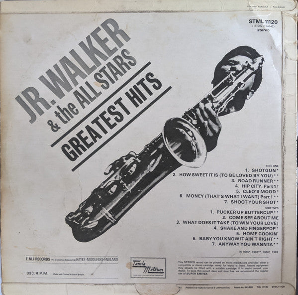 Release: Greatest Hits-Vinyl-UK-1969-STML. 11120, STML 11120, 1E 062◦04242-20746729