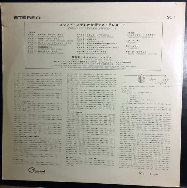 Master Release: Stereo Check Out by Various