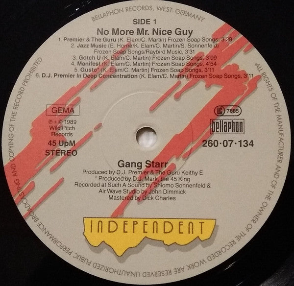Master Release: No More Mr. Nice Guy by Gang Starr