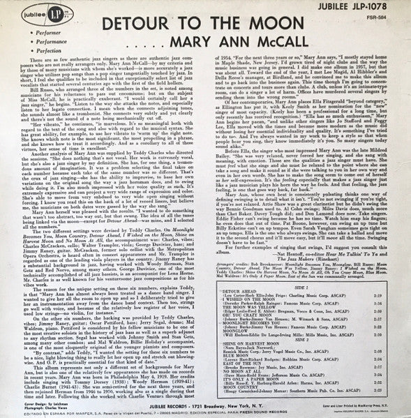 Master Release: Detour To The Moon  by Mary Ann McCall