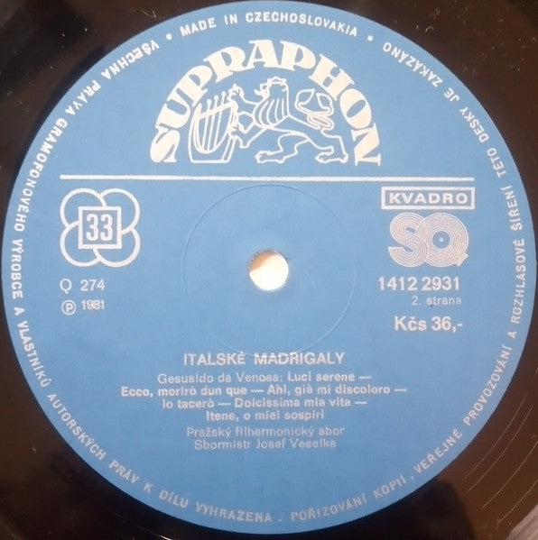 Italské Madrigaly
