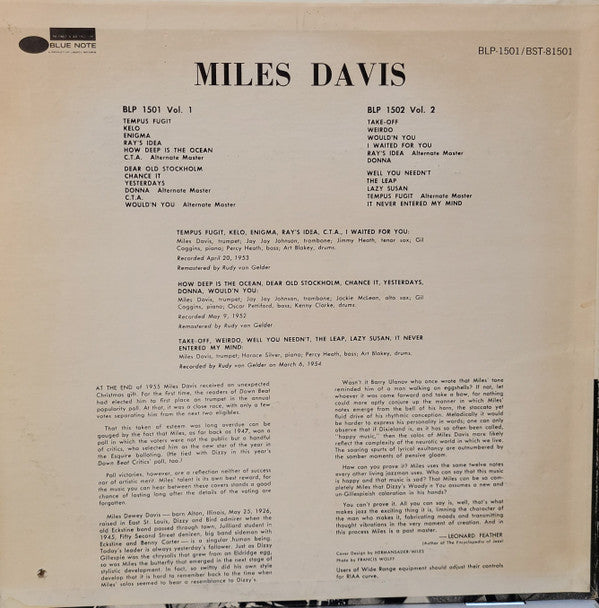 Release: Volume 1-Vinyl-US-1975-BST 81501, BLP 1501-14653656