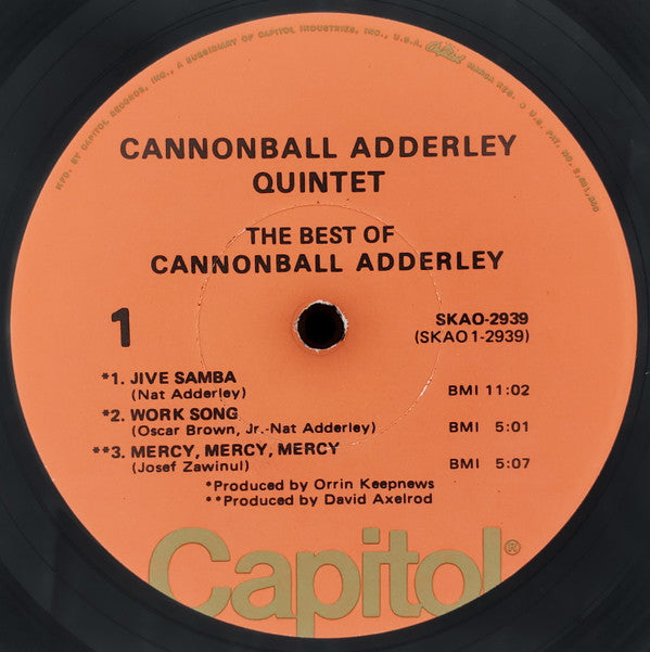 The Best Of Cannonball Adderley