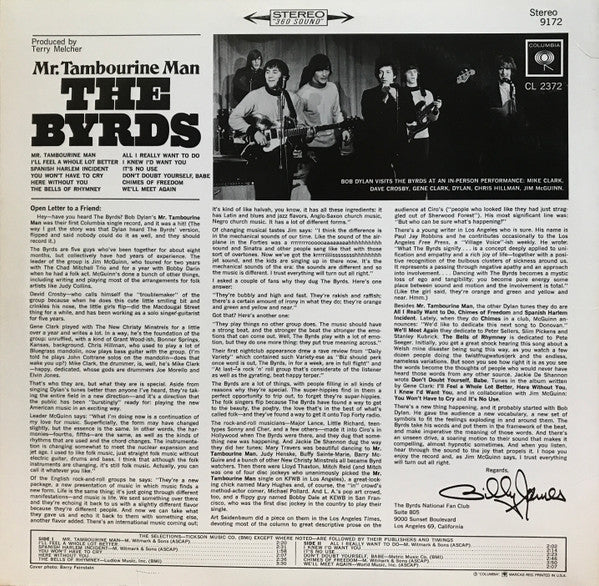Master Release: Mr. Tambourine Man by The Byrds