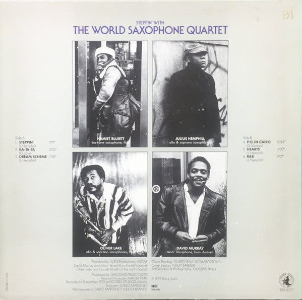 Release: Steppin' With The World Saxophone Quartet-Vinyl-Italy-1979-BSR 0027-13494688