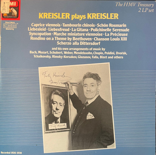 Master Release: Kreisler Plays Kreisler by Fritz Kreisler