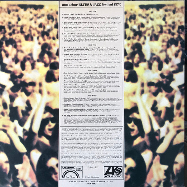 Master Release: Ann Arbor Blues & Jazz Festival 1972 by Various