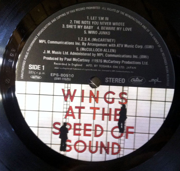 Wings At The Speed Of Sound