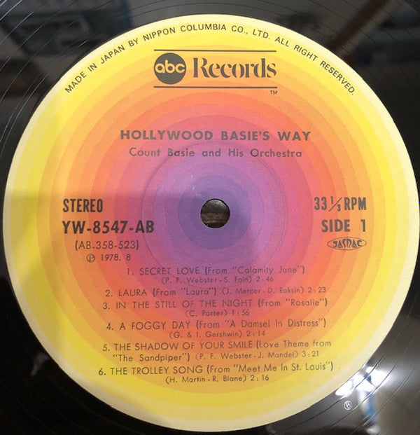 Release: Hollywood...Basie's Way-Vinyl-Japan-1978-YW-8547-AB, YW-8547-AB-14781777