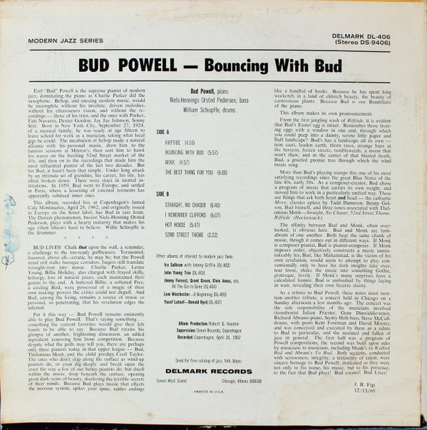 Release: Bouncing With Bud-Vinyl-US-1966-DS-9406, DL-406-10676034